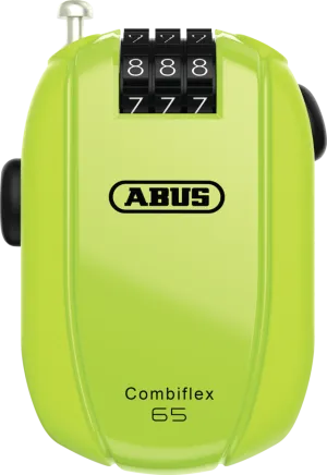 ABUS Combiflex StopOver 65cm Cable Lock (Neon)