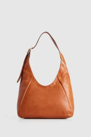 Alexa Leather Small Hobo Bag Strandbags