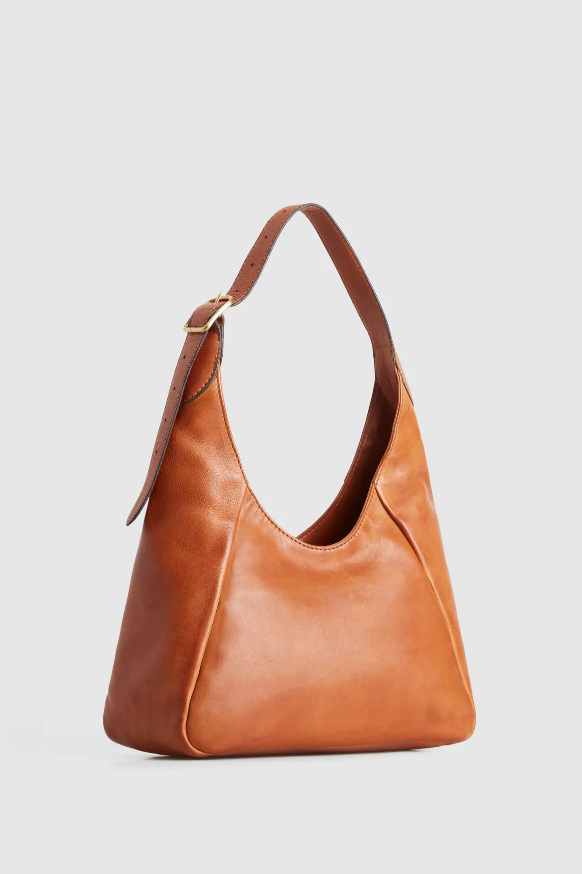 Alexa Leather Small Hobo Bag Strandbags