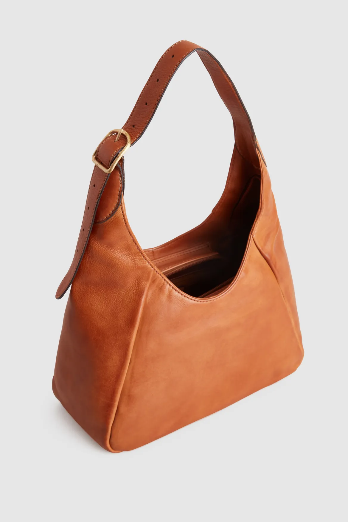 Alexa Leather Small Hobo Bag Strandbags