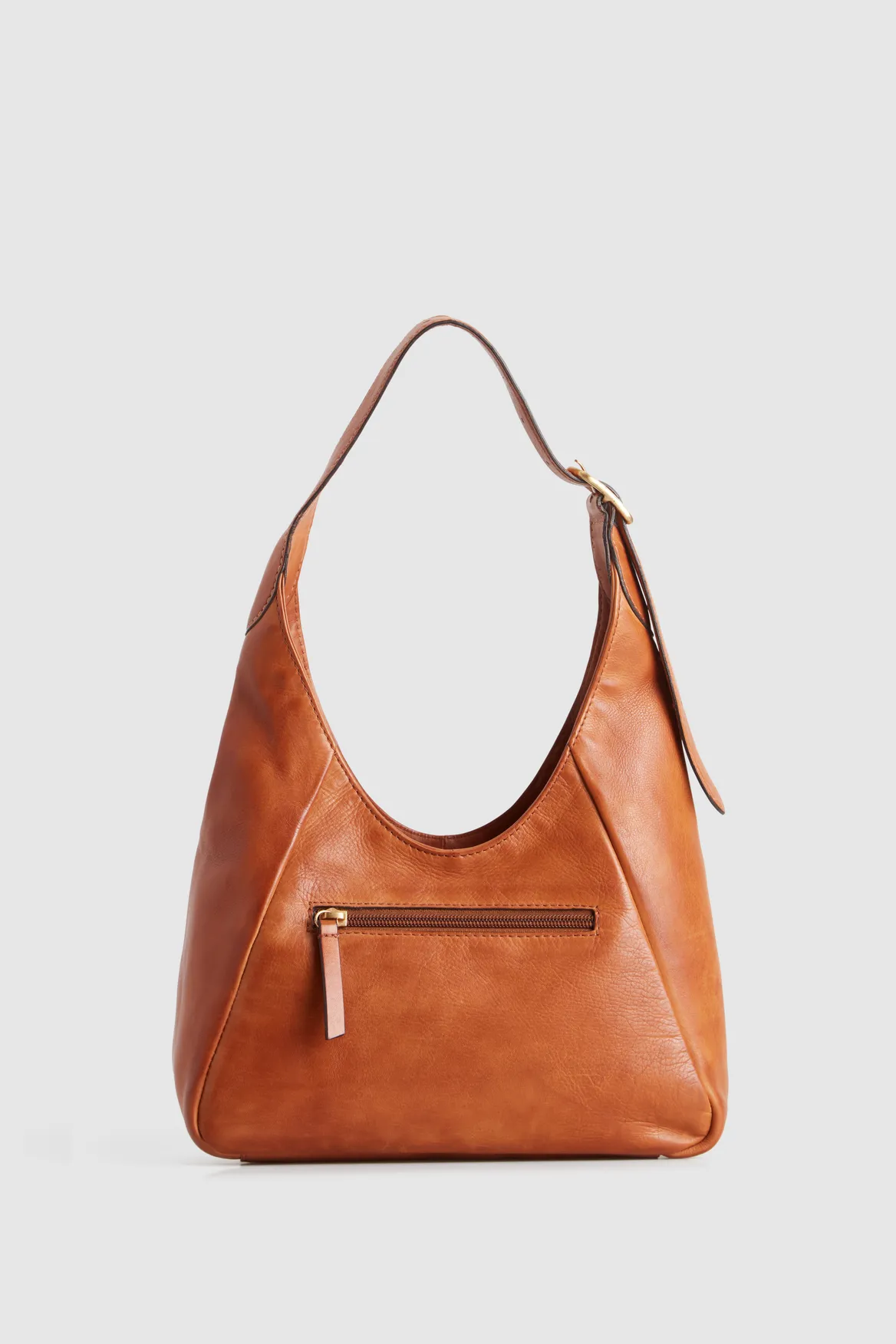 Alexa Leather Small Hobo Bag Strandbags