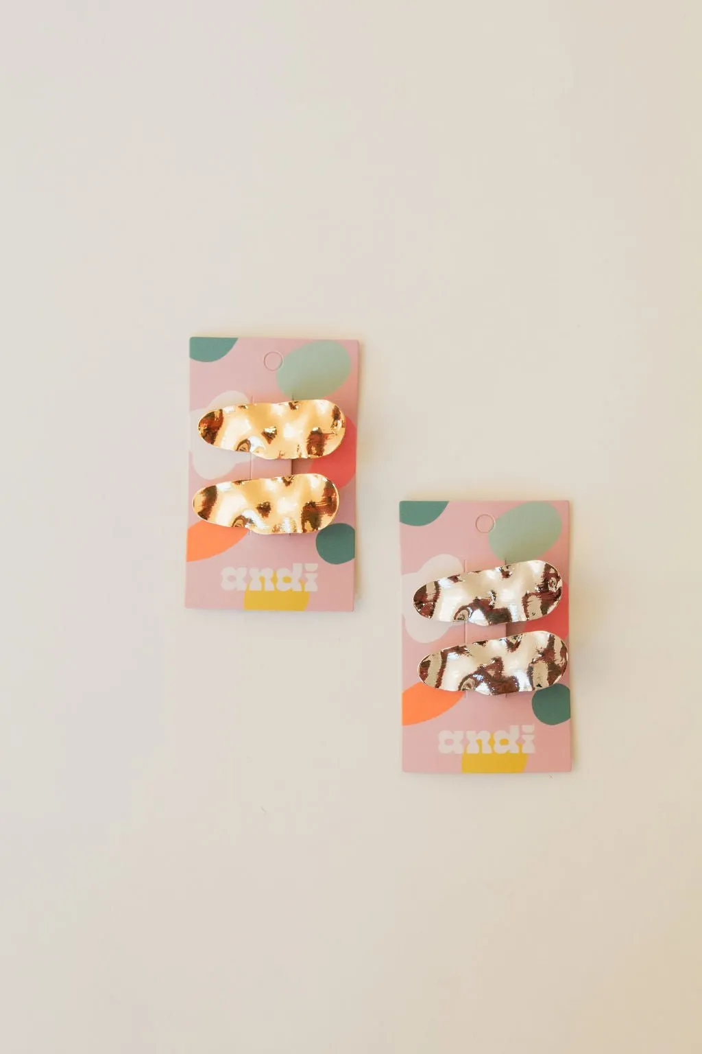 Bumpy Metal 2-Pack Clips Andi