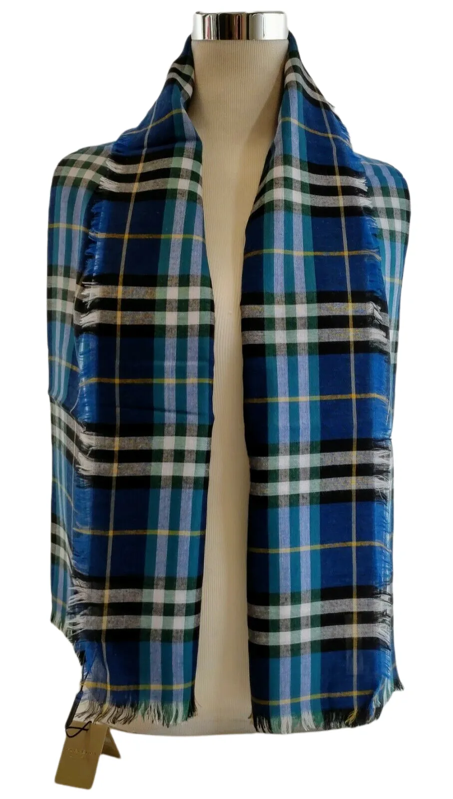 Burberry Canyan  Castleford Check  Weight Large Scarf Shawl