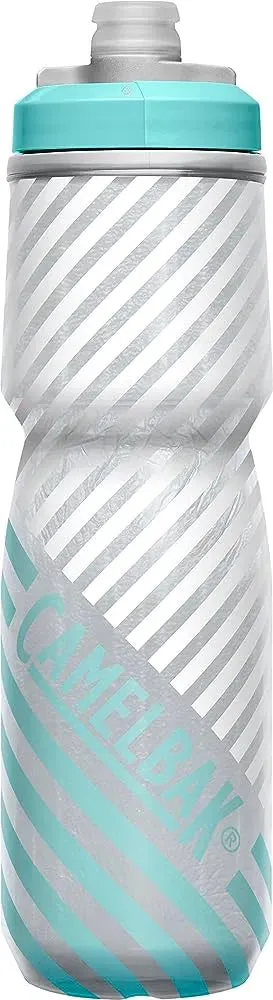Camelbak Podium Chill Bottle (Grey/Teal Strip)