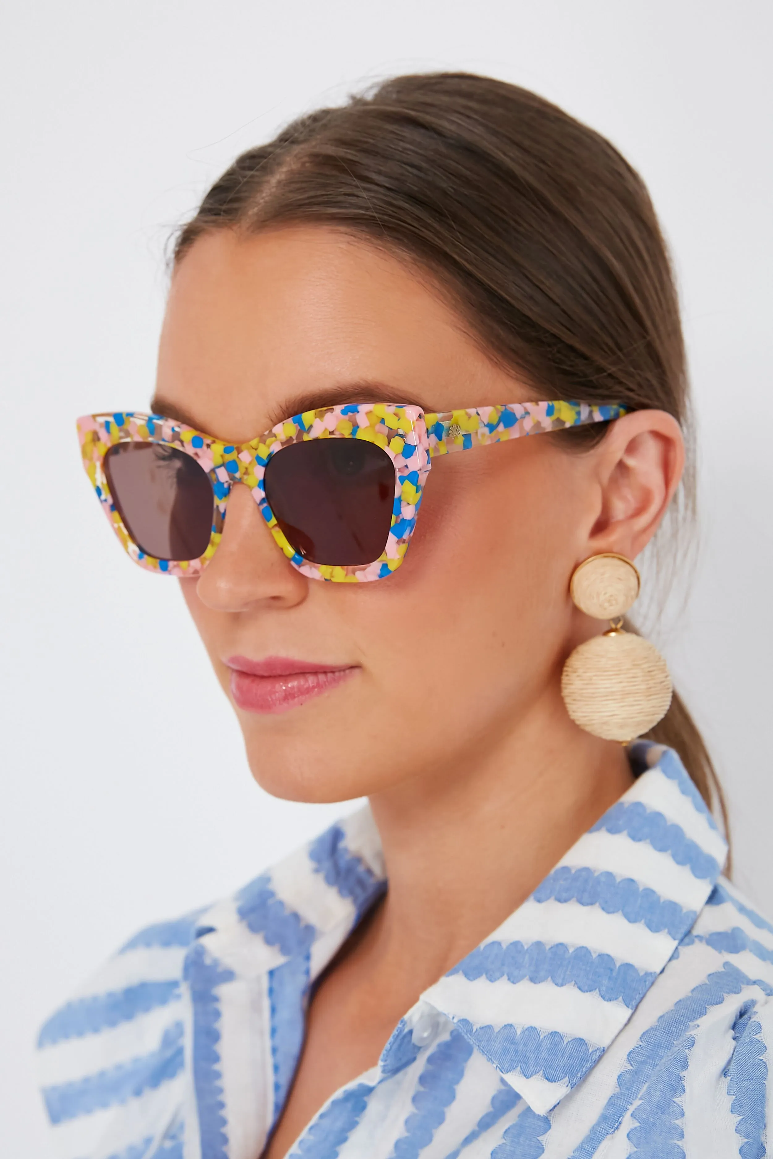 Canary Confetti Lido Sunglasses