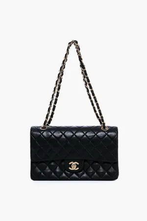 CHANEL Black Classic Matelasse 25 Shoulder Bag