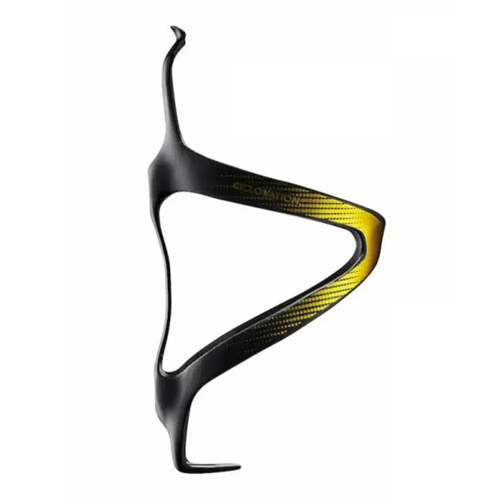 Ciclovation Premium Carbon Bottle Cage (Flash Gold)