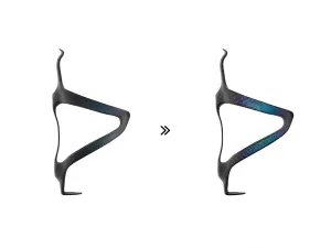 Ciclovation Premium Carbon Bottle Cage (Spectrum Reflective)