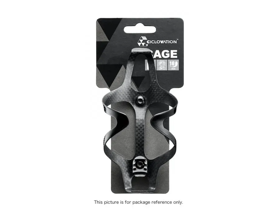Ciclovation Premium Crabon Bottle Cage (Pearl White)