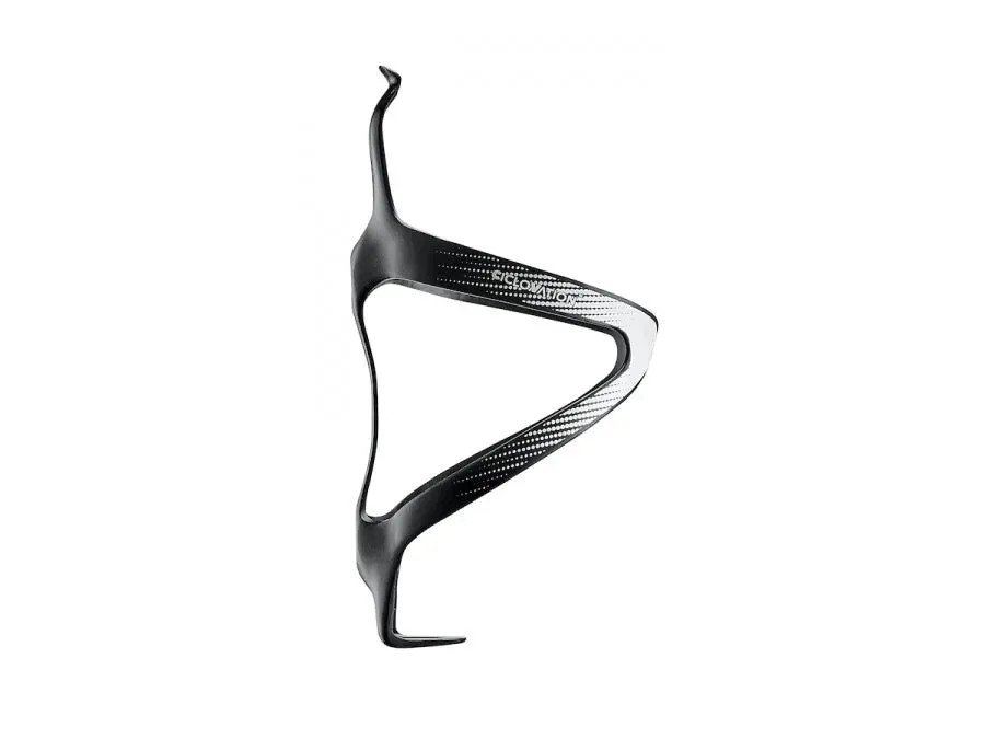 Ciclovation Premium Crabon Bottle Cage (Pearl White)