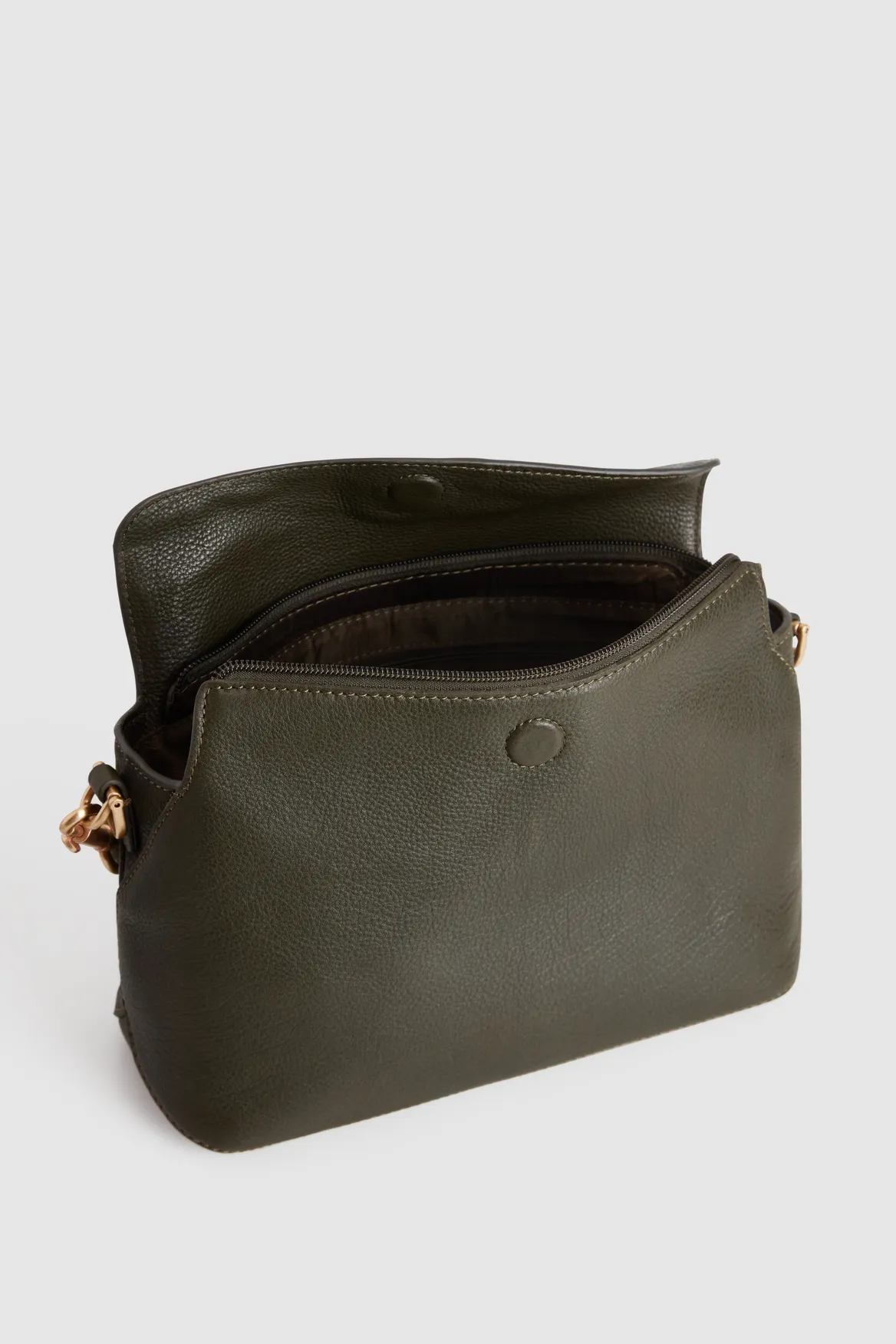 Clara Leather Grab Bag Strandbags