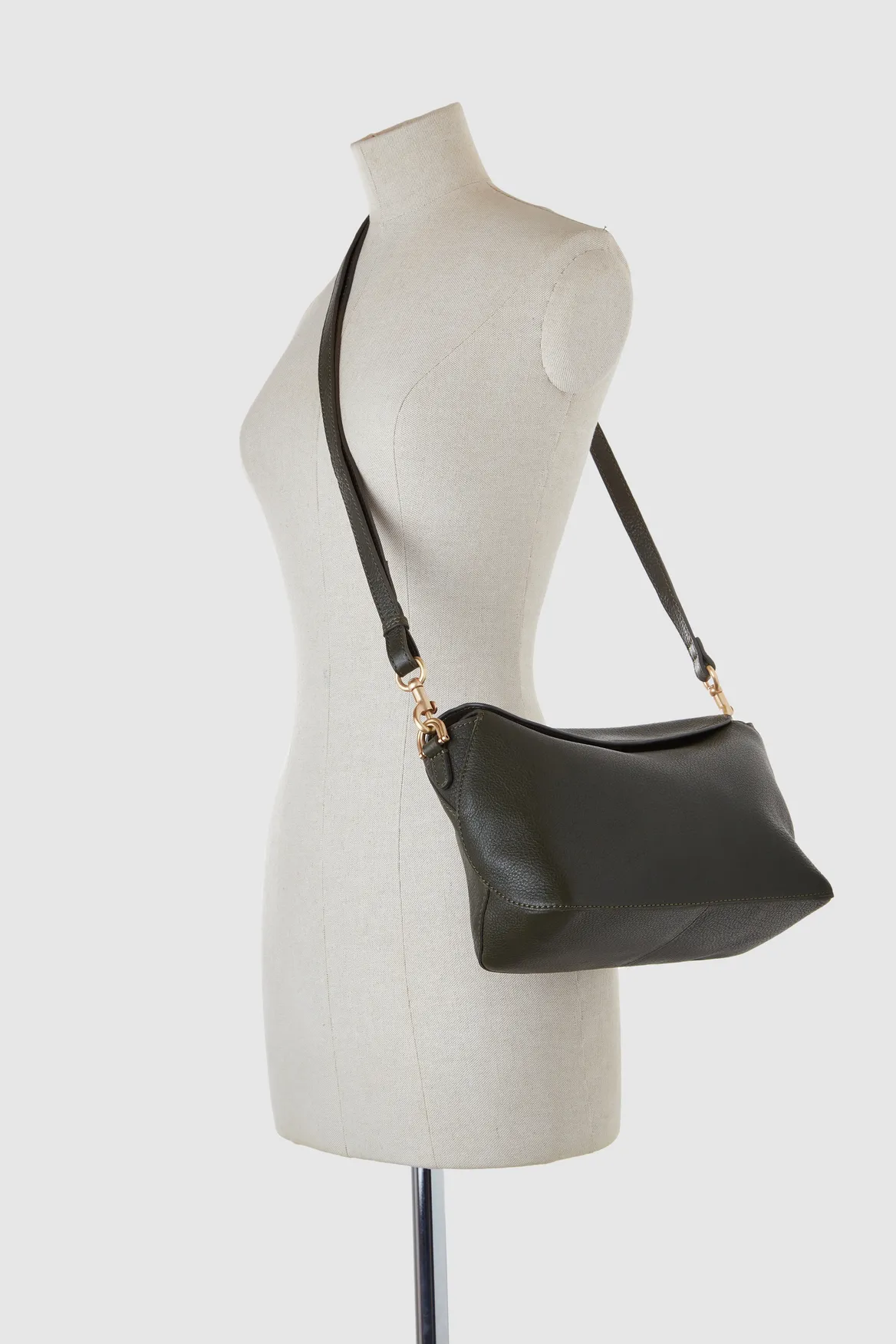 Clara Leather Grab Bag Strandbags