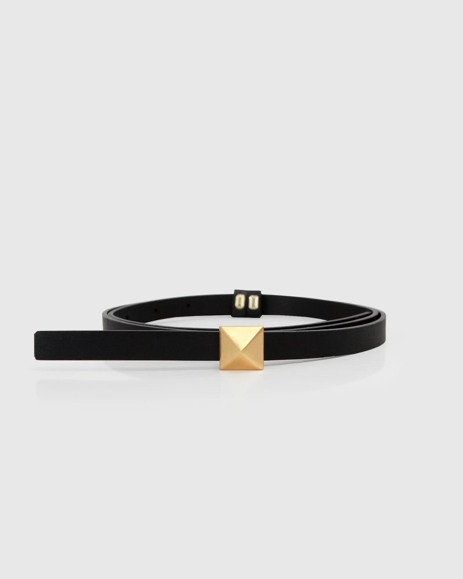 Cleopatra Pyramid Stud Leather Belt