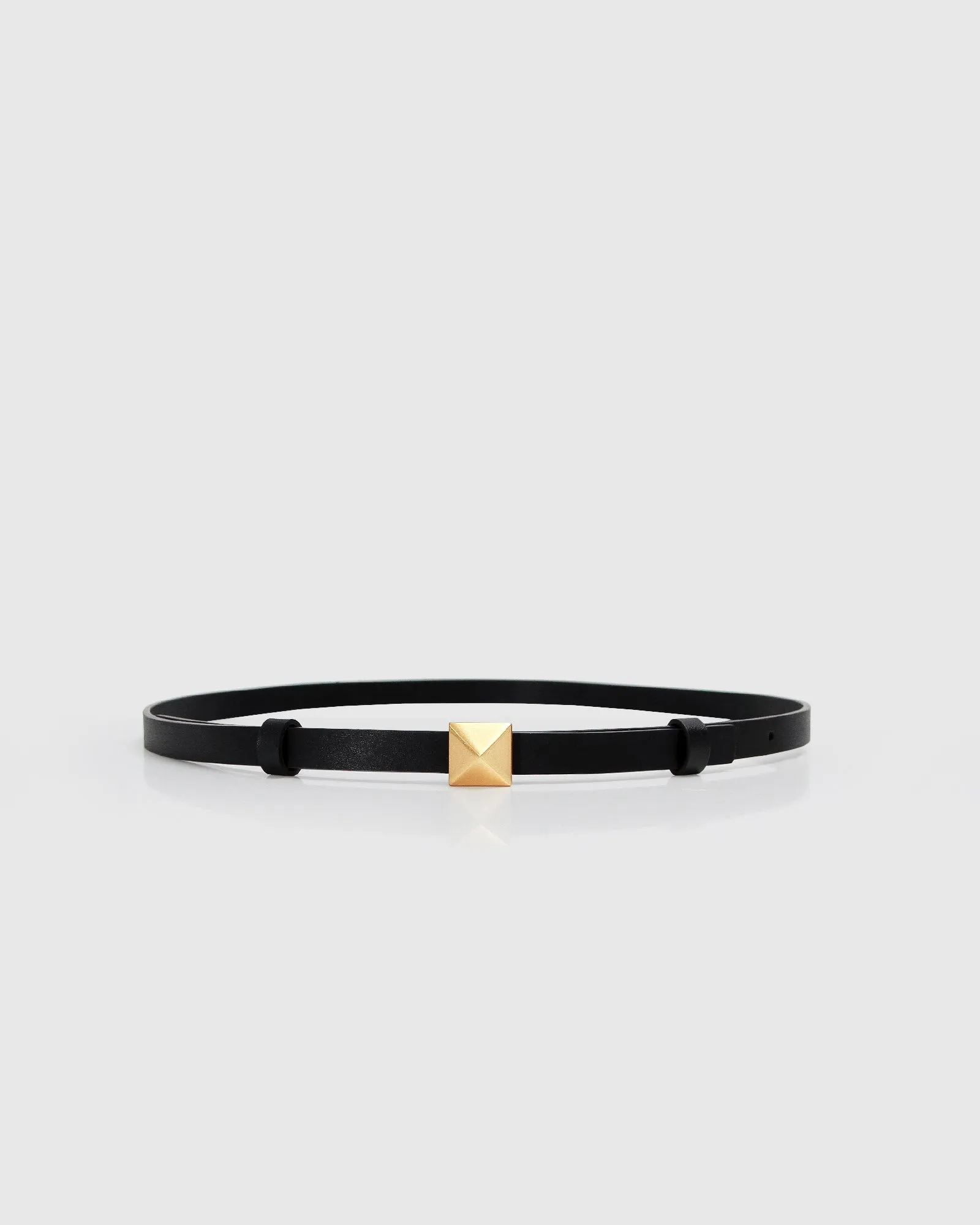 Cleopatra Pyramid Stud Leather Belt