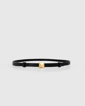 Cleopatra Pyramid Stud Leather Belt