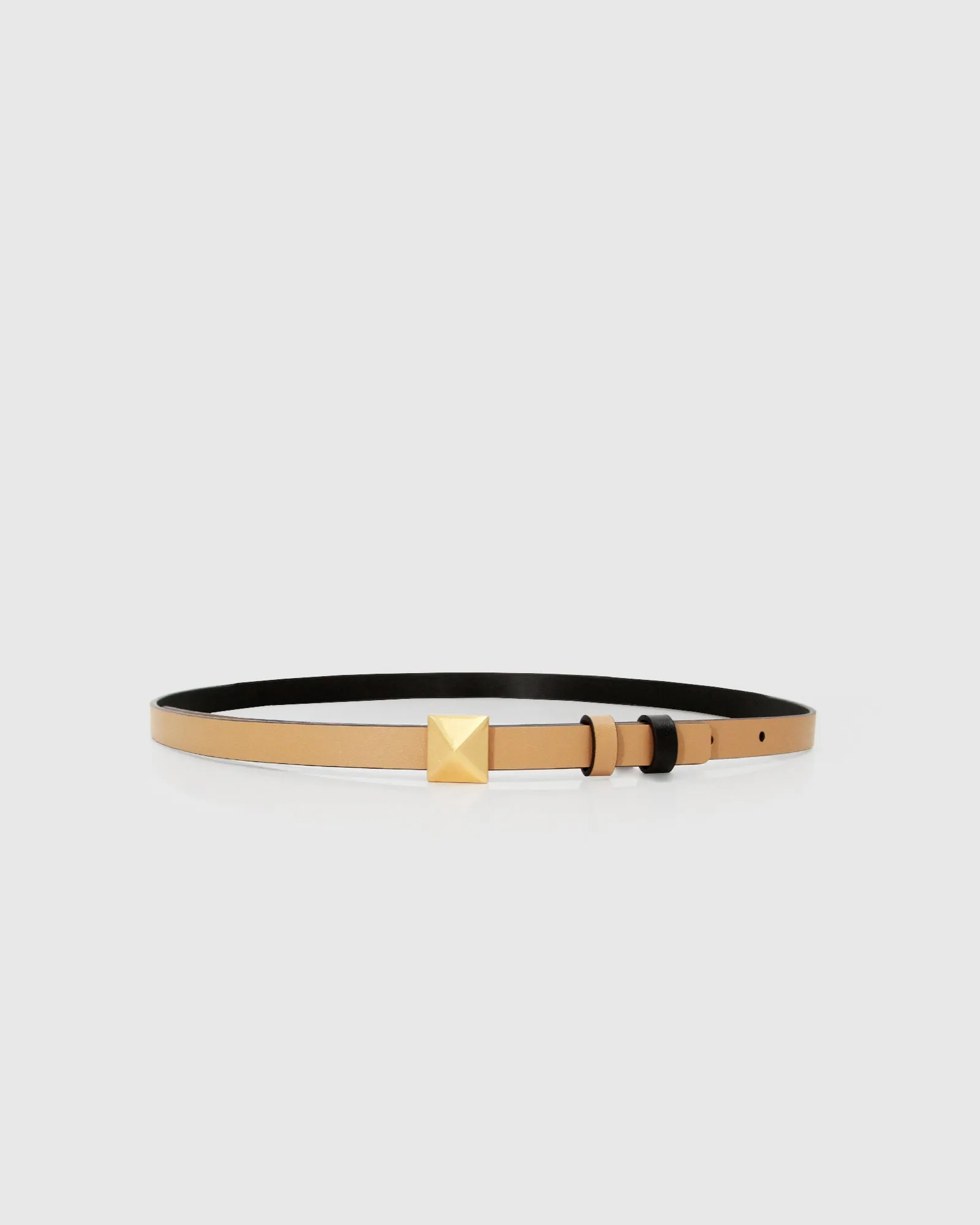 Cleopatra Pyramid Stud Leather Belt