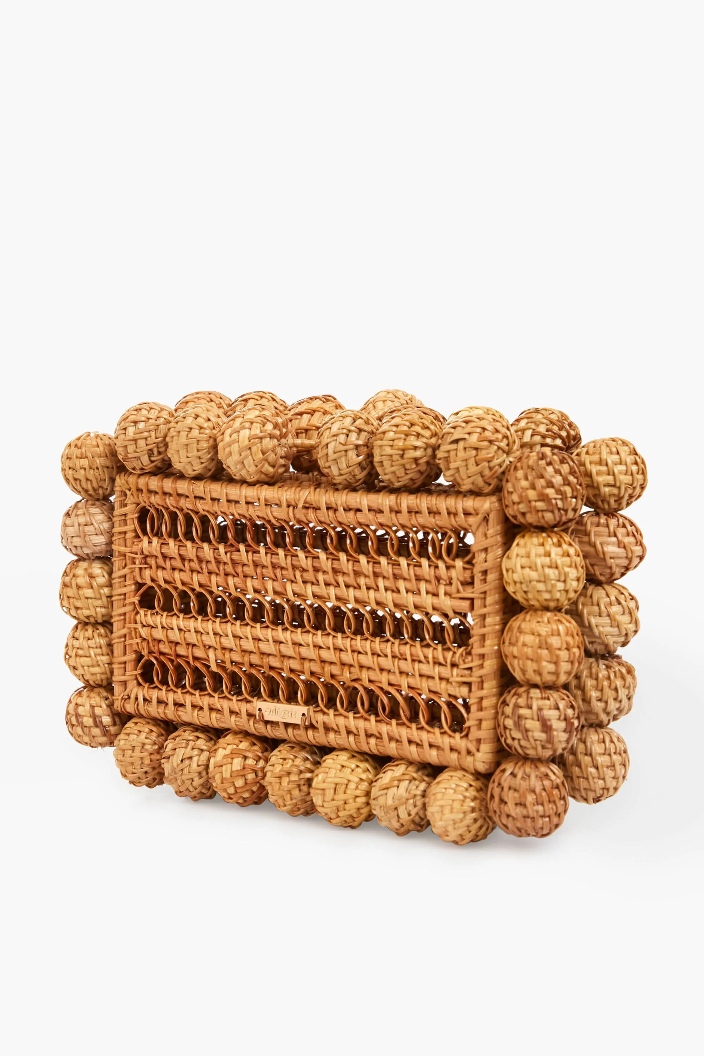 EOS Natural Rattan Clutch
