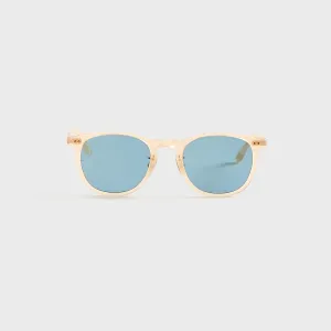 Garrett Leight Kinney J Sunglasses - Silk / Pure Pacific