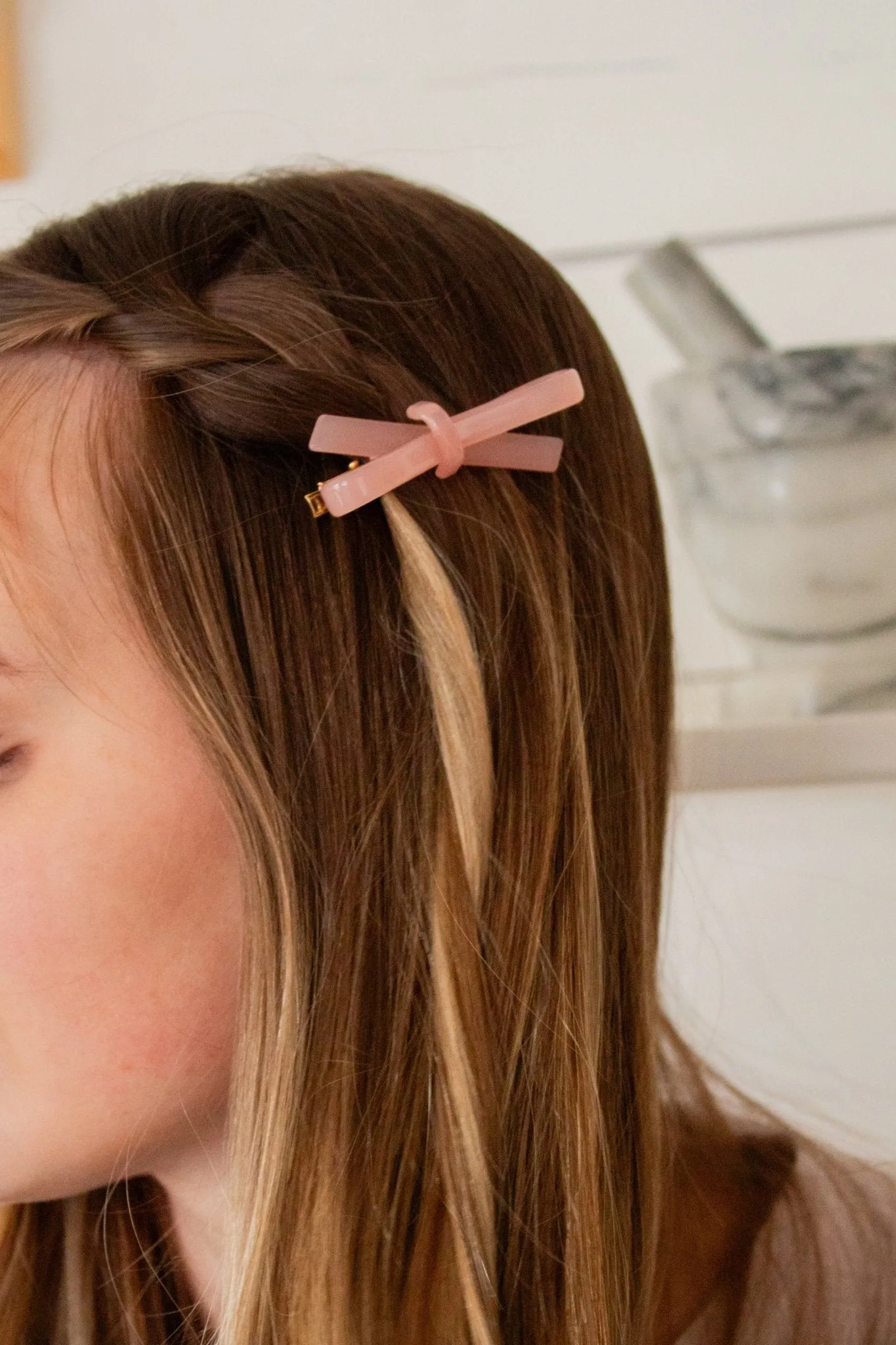 Glossy Bow Clip Andi