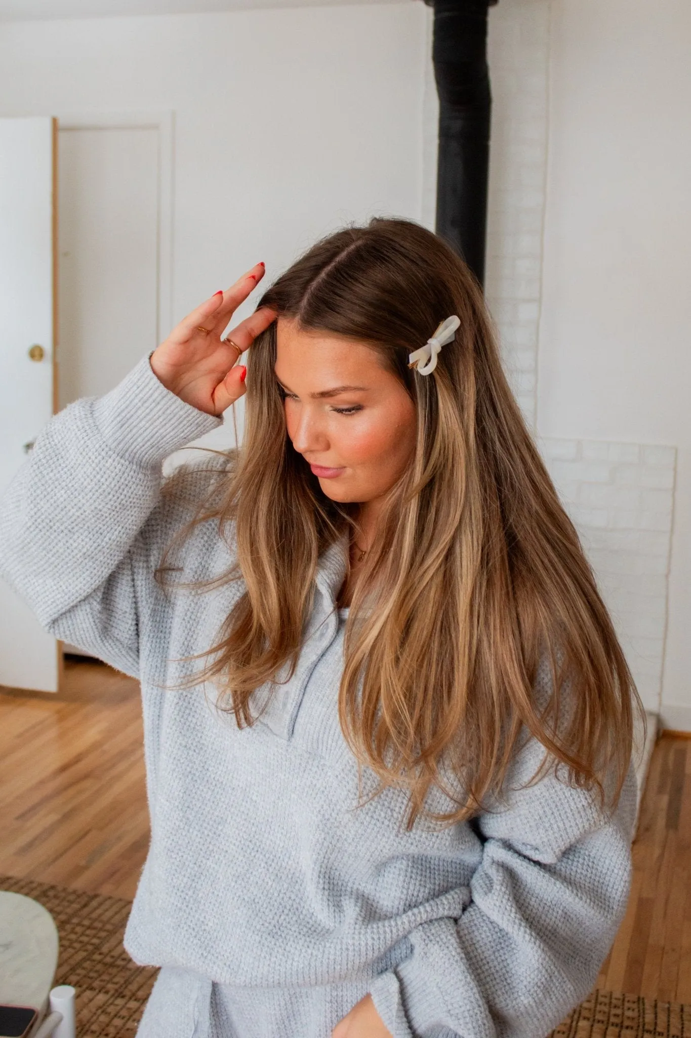 Glossy Bow Clip Andi