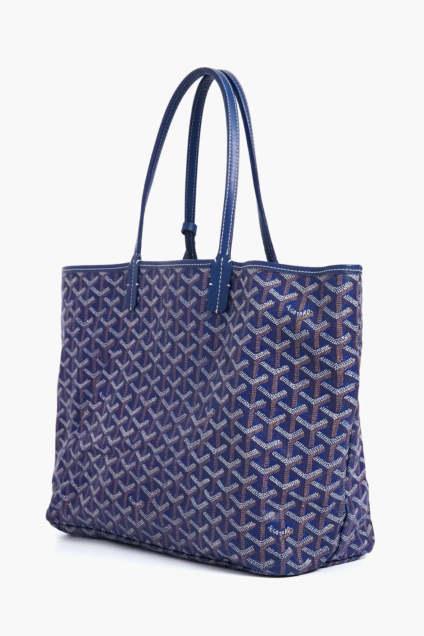 Goyard Navy Saint Louis PM Tote Bag