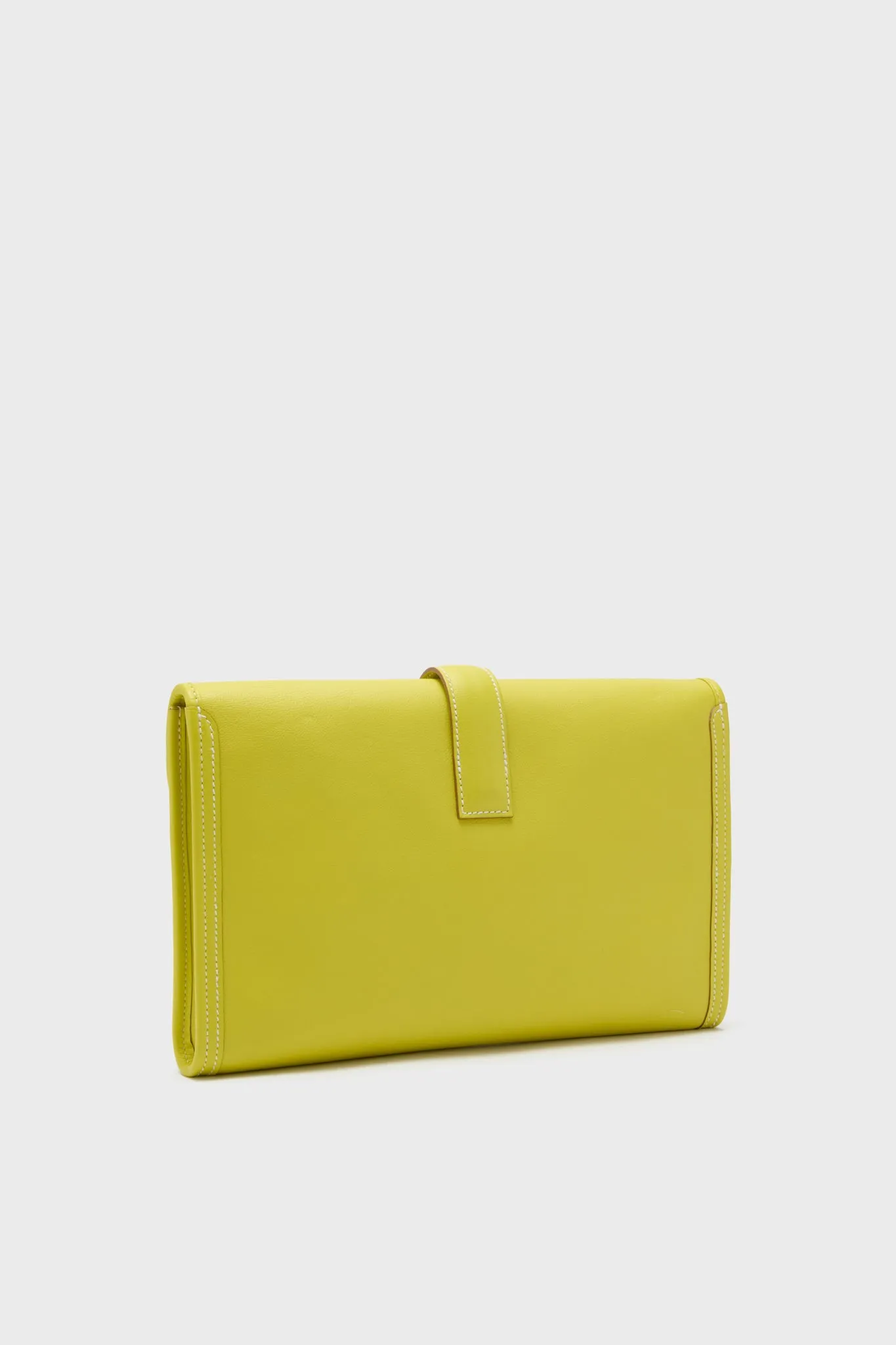HERMES Yellow Business Bag Clutch