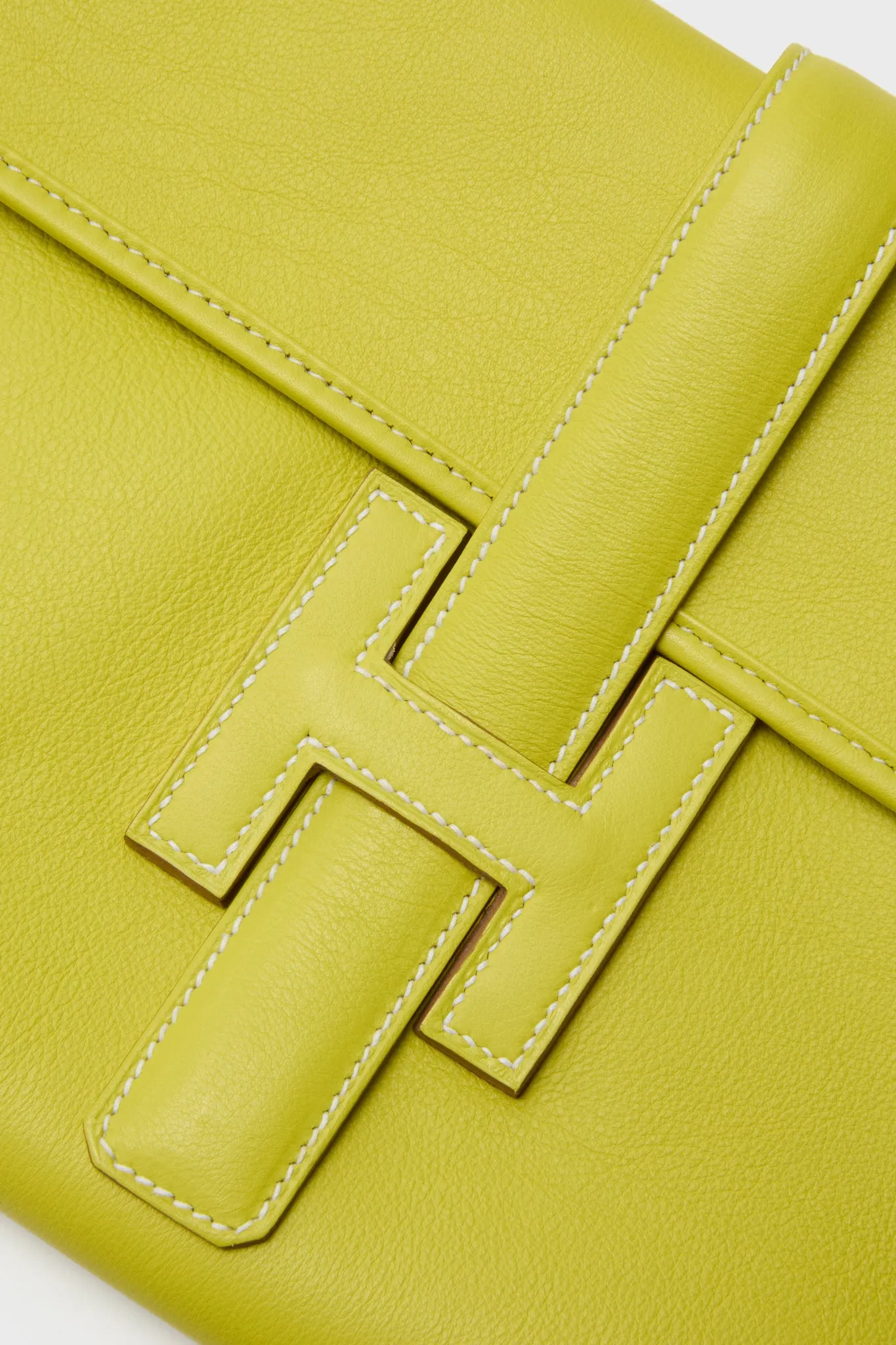 HERMES Yellow Business Bag Clutch
