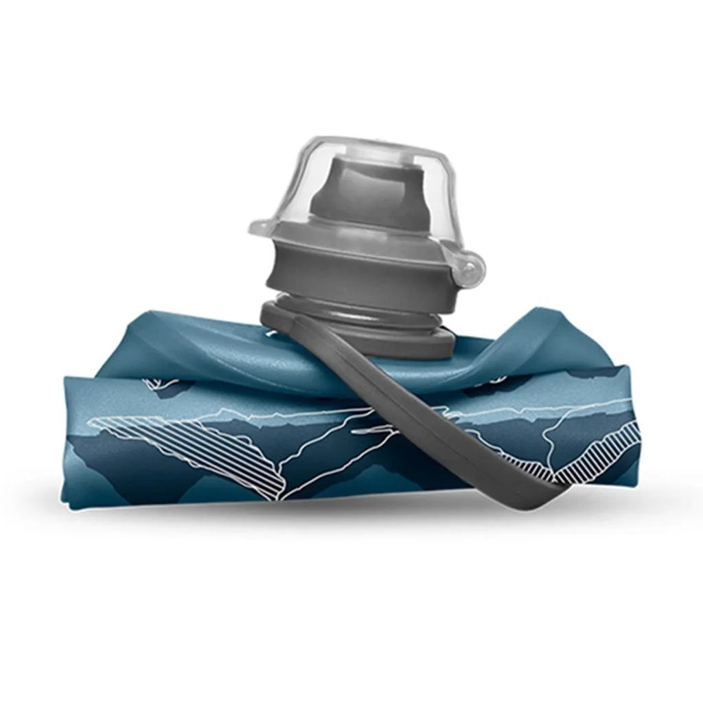 Hydrapak Stow Flexible Bottle Mountain Edition (Tahoe Blue)