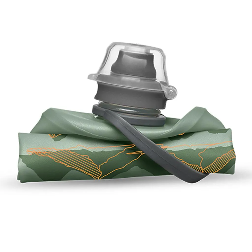 Hydrapak Stow Flexible Mountain Edition Bottle (Sutro Green)