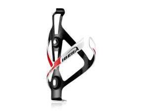 Ibera Aluminium Bottle Cage (White/Black)