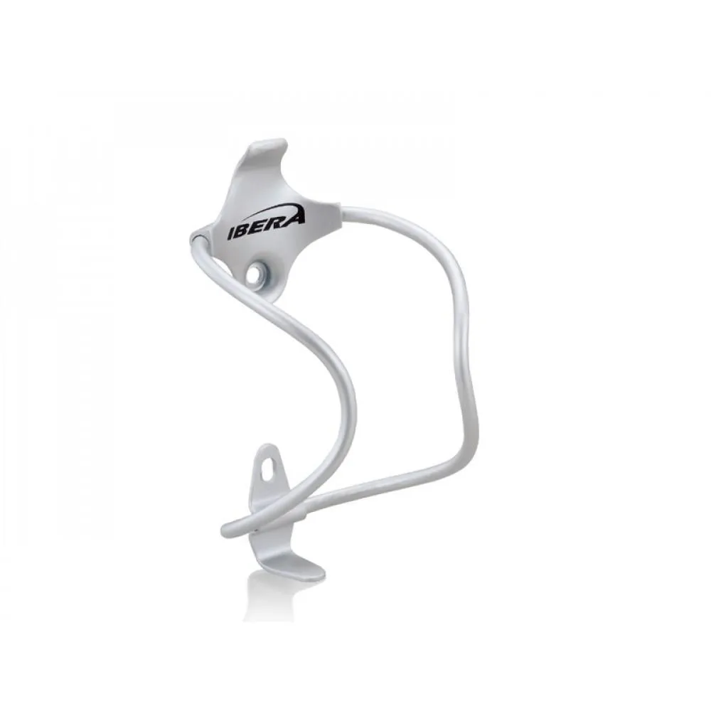 Ibera Aluminium Plate Bottle Cage (White)
