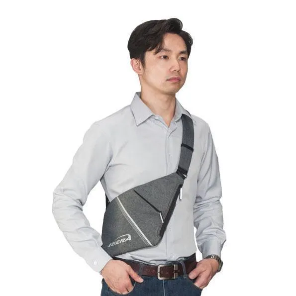 Ibera Slimline Sling bag (Black)