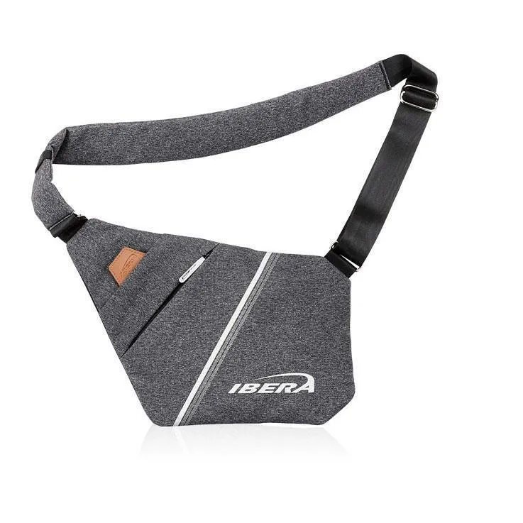 Ibera Slimline Sling bag (Black)