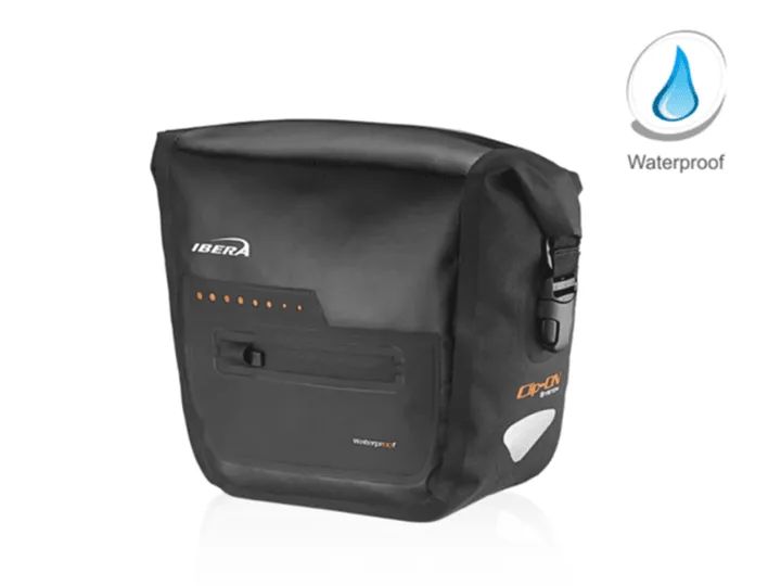 Ibera Waterproof handlebar bag (Black)