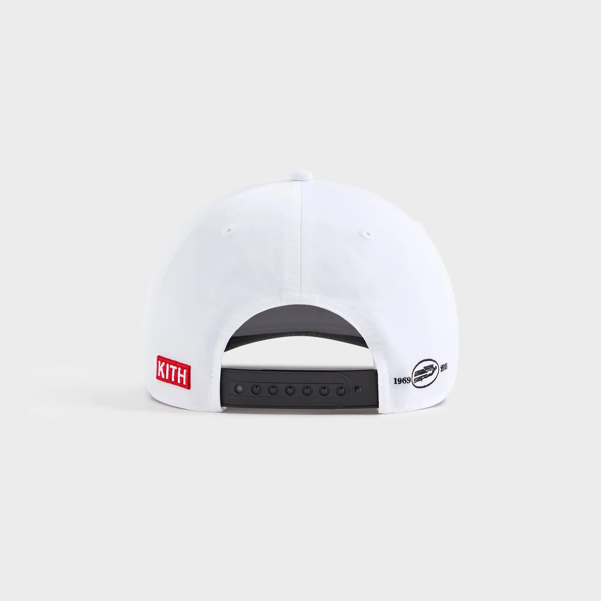 Kith for Cigarette Wrinkle Nylon Bay Low Pinch Crown Snapback - White
