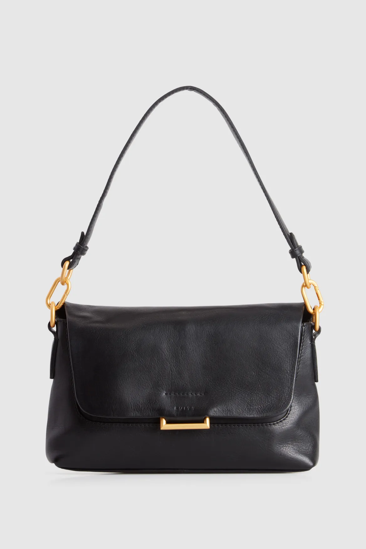 Luna Leather Flap Crossbody Bag Strandbags