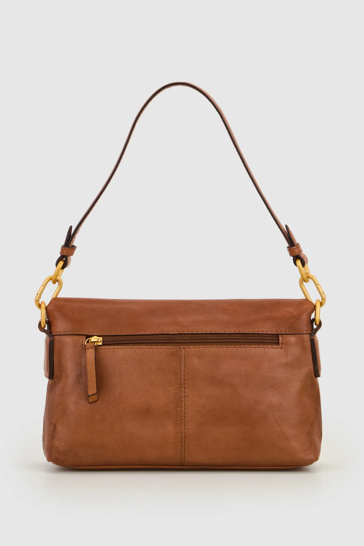 Luna Leather Flap Crossbody Bag Strandbags