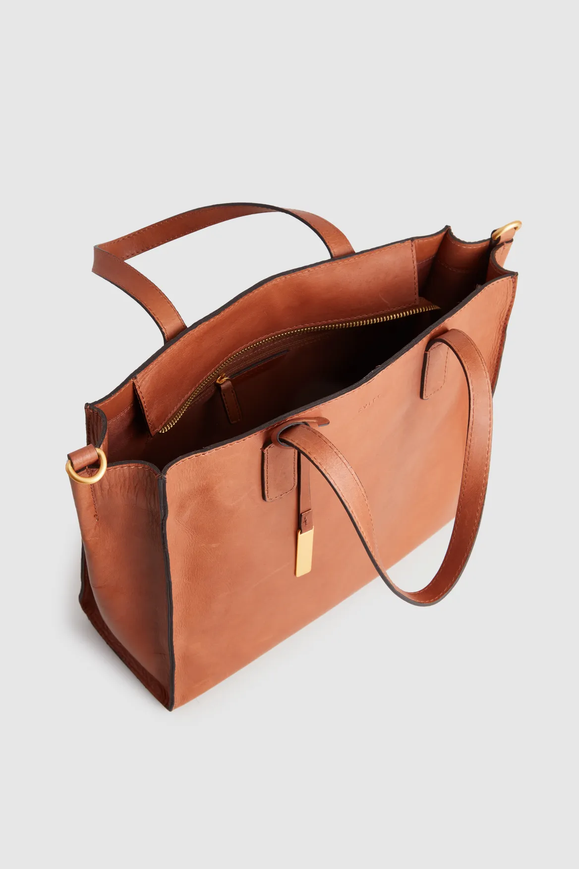 Luna Leather Tote Bag Strandbags