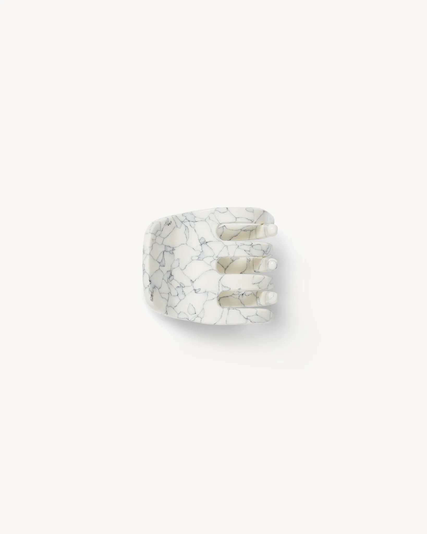 Mini Claw in Apricot Shell Checker
