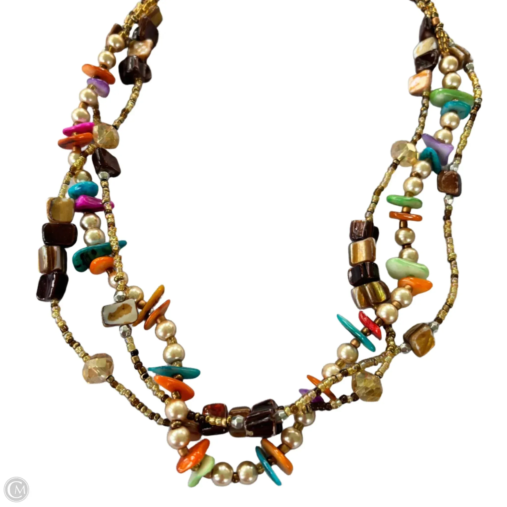 Necklace Layered Beaded