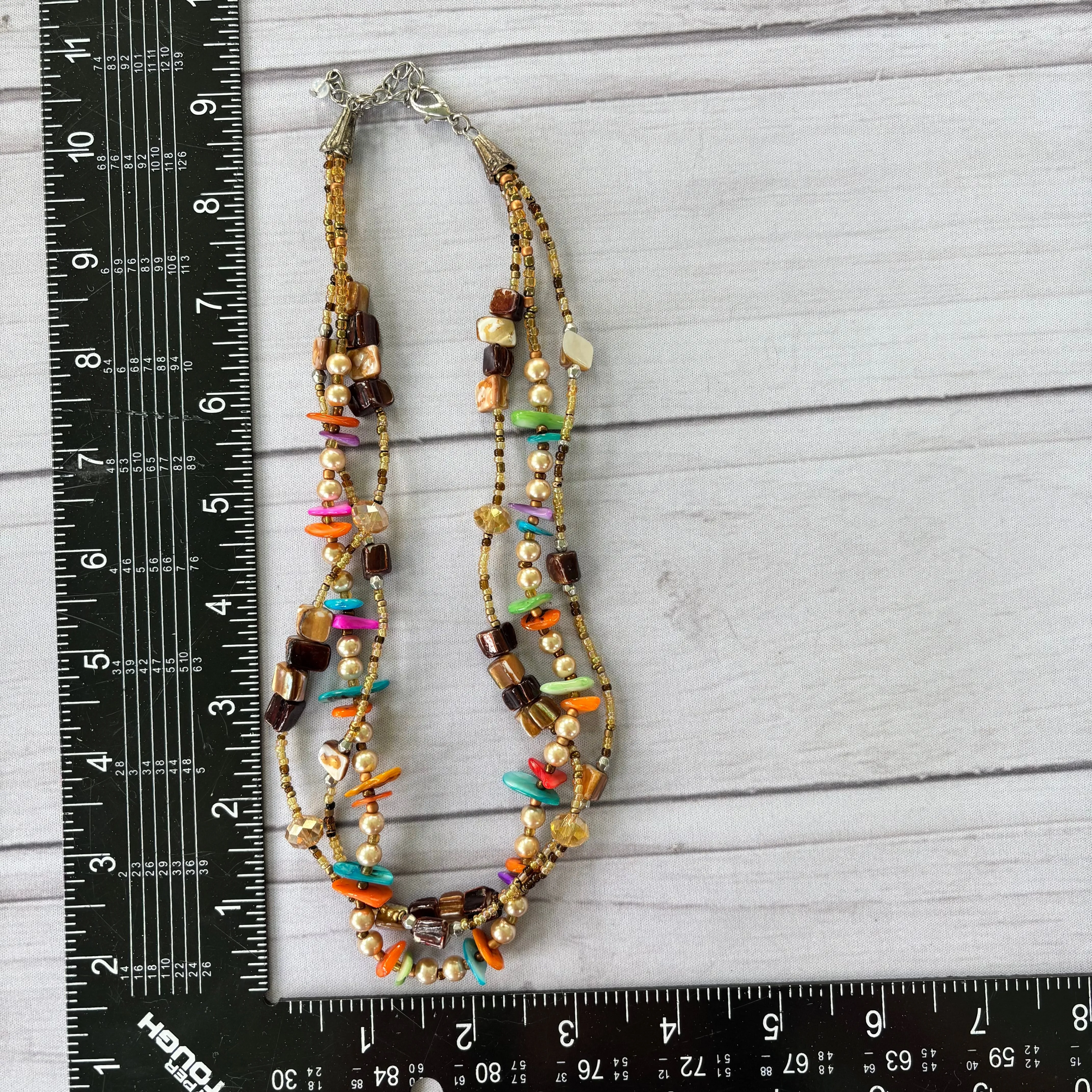 Necklace Layered Beaded