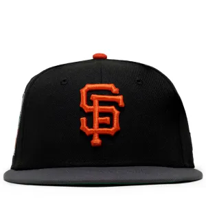 New Era x Politics San Francisco Giants 59FIFTY Fitted Hat - Black/Grey