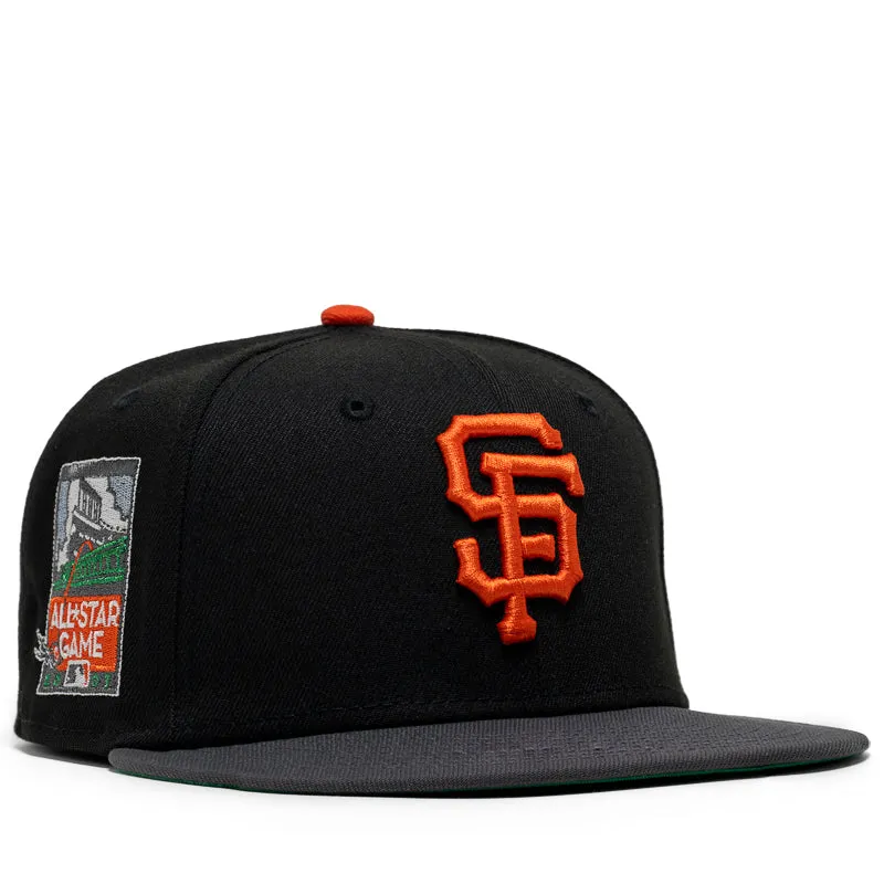 New Era x Politics San Francisco Giants 59FIFTY Fitted Hat - Black/Grey