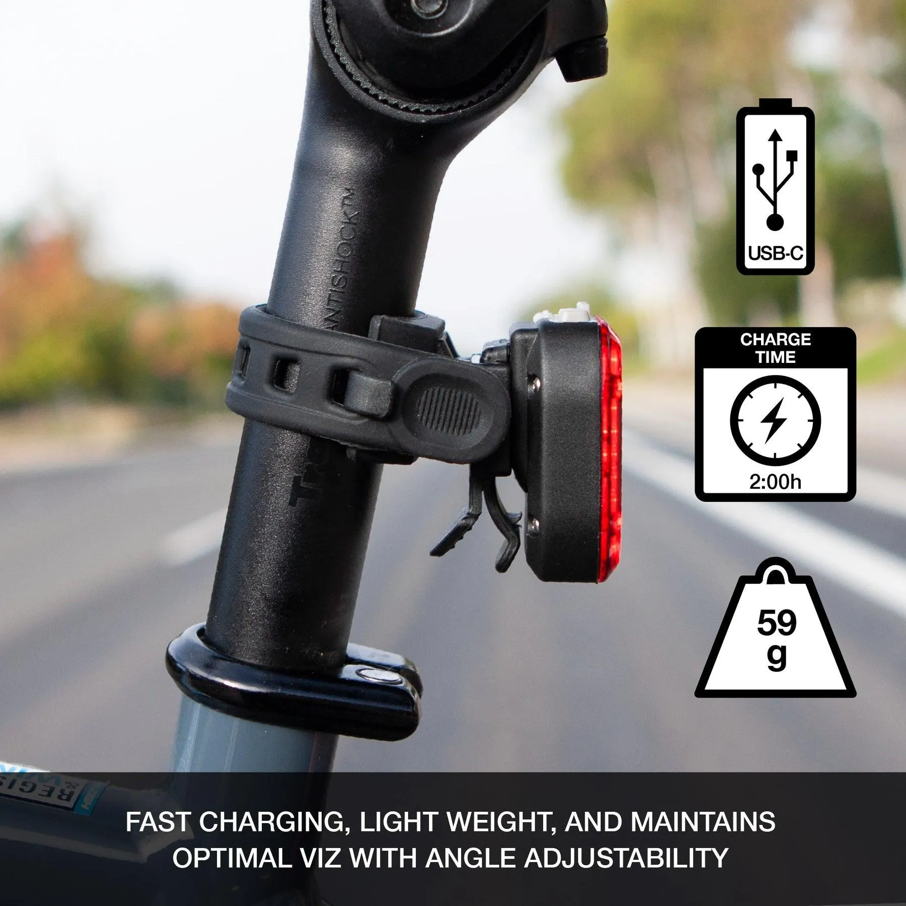 NiteRider Vmax  150 Rear Light (Black)
