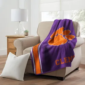 Northwest NCAA Clemson Tigers Sherpa Throw Blanket