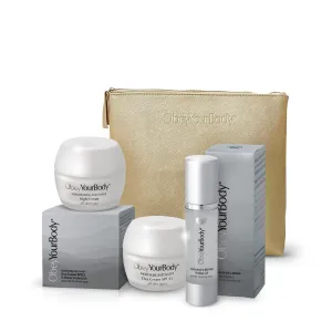 Obey Your Body Silver Exfoliating & Nourishing 3-Piece Set