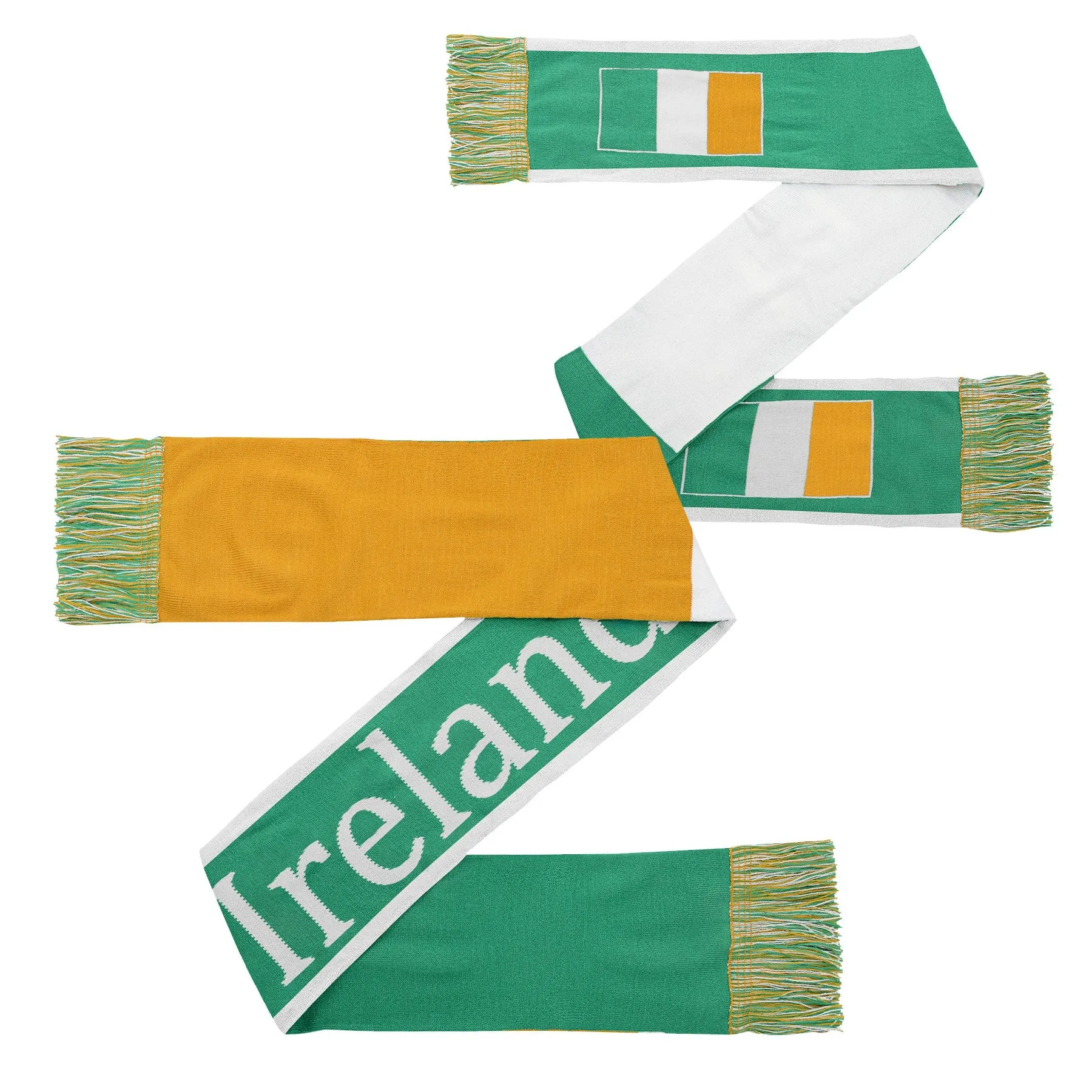 Outerstuff International Soccer Men's Ireland 3 Flag Scarf