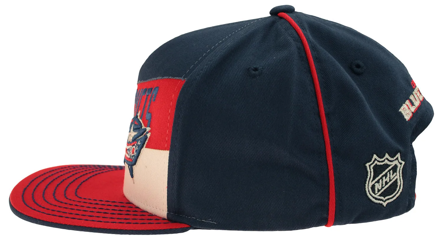 Outerstuff NHL Youth Boys Columbus Blue Jackets Stripe Structured Baseball Cap, One Size