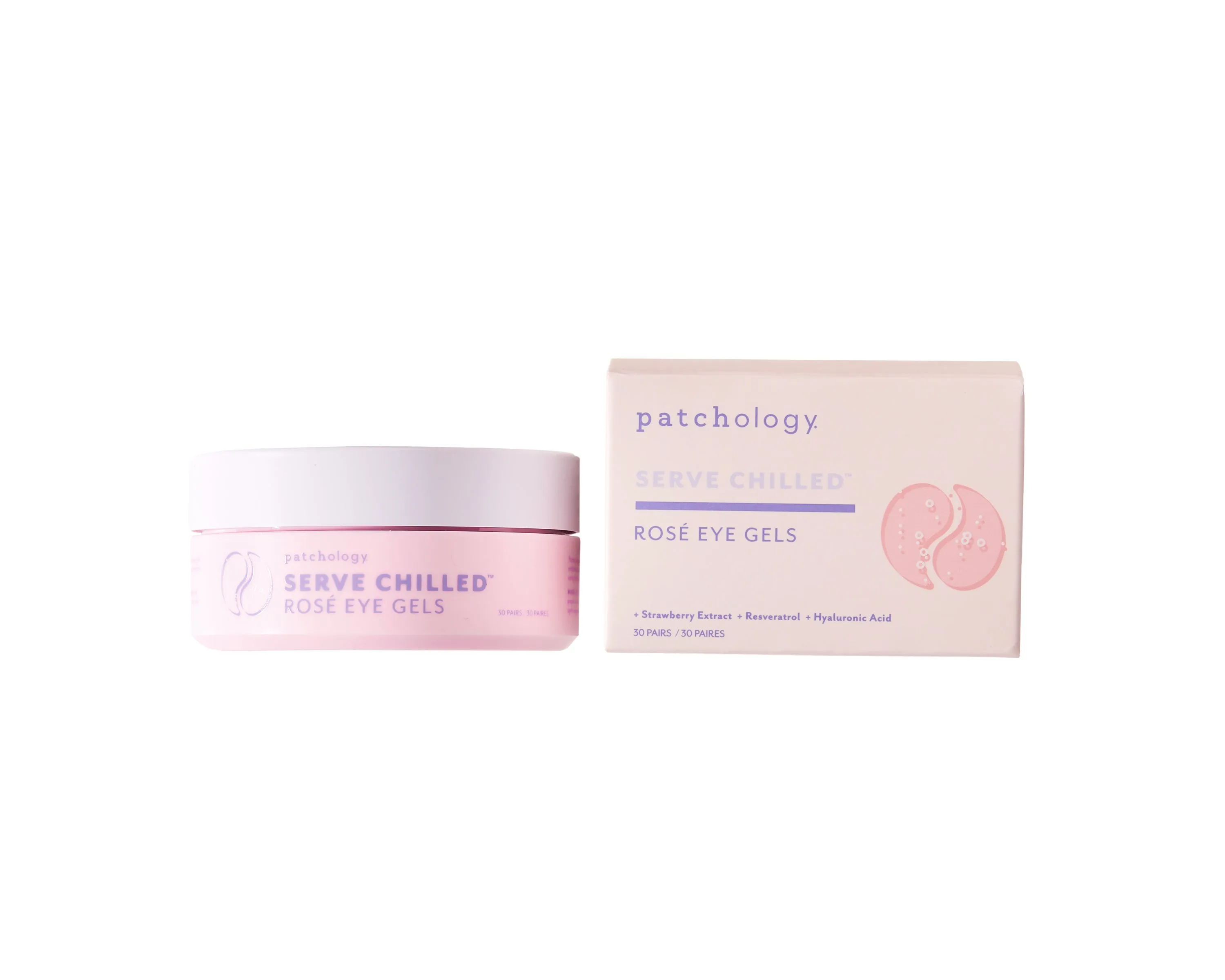 Patchology Rosé Eye Gels Serve Chilled