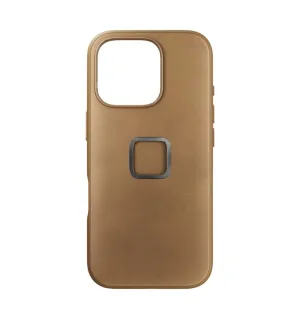 Peak Design iPhone 16 Pro Everyday Clarino Phone Case (Tan)